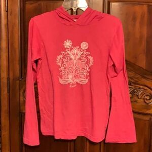 MV Sport pink soft knit hoodie- size XL